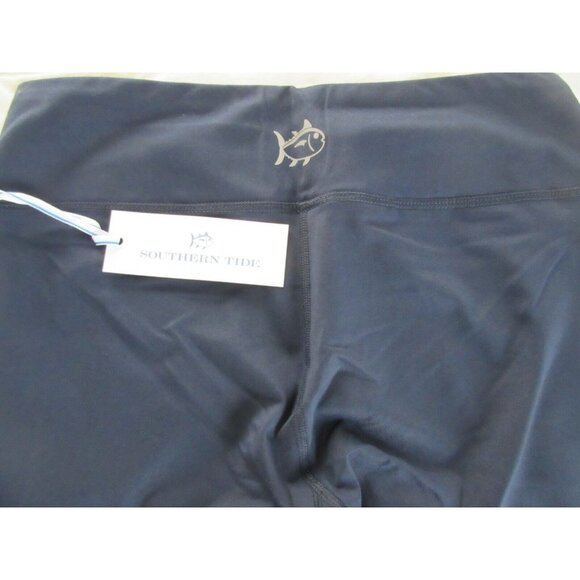 Southern Tide Women's Performance Tights Nautical Navy Blue White NWT - Picture 4 of 5